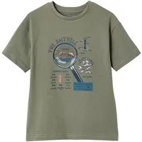 vertbaudet Kurzarmshirt Kinder T-Shirt zum Entdecken, Ameise oder Krokodil