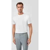 s.Oliver Kurzarmshirt T-Shirt T-Shirt aus Edeljersey mit Crew Neck