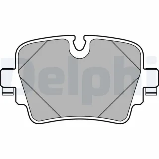 Delphi Bremsbel?ge hinten Jaguar F-Type Xj LP2767