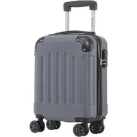 YONSLY Hartschalen-Trolley Hartschalen-Reisekoffer Trolley für Kurztrip und Urlaubsreisen, 4 Rollen, mit Zahlenschloss, ABS-Schale und weichem Gummigriff für Tragekomfort