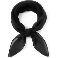 Zaewry Seidentuch Damen Nickituch Chiffon in einfarbig Uni - Leichtes zartes Halstuch, 65 x 65 cm