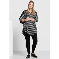 Sheego Jerseyhose Leggings normal aus hautfreundlichem Baumwoll-Mix