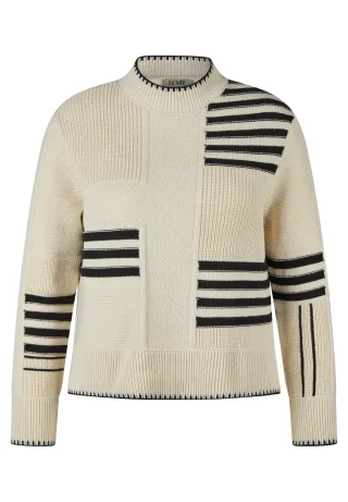 LeComte - Zebra Noir elfenbein - Gr. - 42