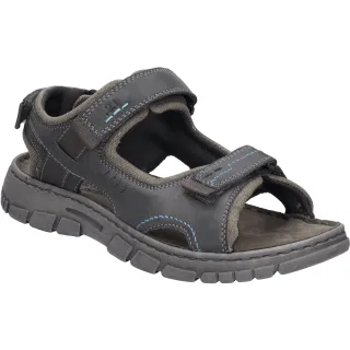 JOSEF SEIBEL Brendan 04 | Sandale für Herren | Grau Brendan 04, asphalt-kombi