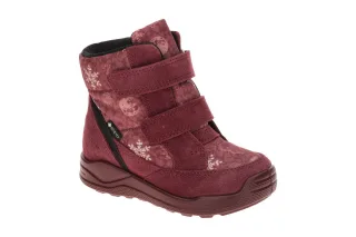 Ecco 764801 URBAN MINI GTX Winterstiefel M?dchen Rot - dark ruby/snowflake pr...