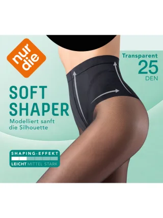 NUR DIE Damen Shaping Strumpfhose Soft Shaper 25 DEN