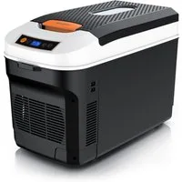 Brandson Elektrische Kühlbox 21 L, Kühlt & hält Warm, von -18 bis +65°C,  Sichtfensterdeckel, 21 l, LCD-Display, ECO-Modus, Tragegurt, mobil und leise, für Camping, Auto