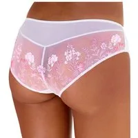 LASCANA Tanga Maria Edle Stickerei-Spitze hinten, vorne blickdichtes Microtouch, Dessous