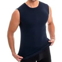 HERMKO Unterhemd Unterhemd Bio-Baumwolle, Muskelshirt, Tank Top, Vest, Rundhals-Ausschnitt