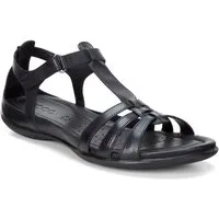 Ecco FLASH Riemchensandale, Sommerschuh, Sandalette, Klettschuh, im Metallic-Look