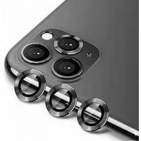 COFI 1453 Kameraschutzglas für Smartphone-Linsen kompatibel mit Iphone 12 Pro Max - Grau für Apple Iphone 12 Pro Max, 1 Stück, selbsthaftende Rückseite, schutz vor Kratzern