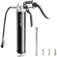 CCLIFE Handpresse 6000 PSI Pistolengriff Schmierung Hebelfettpresse Einhand Fettpresse, 1-tlg.