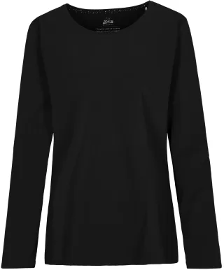 zab company - Da. Basic Shirt, 1/1 Arm, uni schwarz - Gr. - 38
