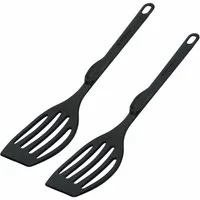 WESTMARK Pfannenwender 2 Stk., Pfannenwender, Länge je: 28,3 cm, Kunststoff, Flonal, Schwarz