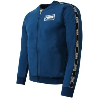 Puma Holiday Pack Bomber Jacket Daped Logo Blue Track Top 581767 38