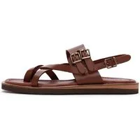 Derimod Sandalen aus Leder Sandale Echtes Leder, Lederfutter, TPU-Sohle, Schnallenverschluss