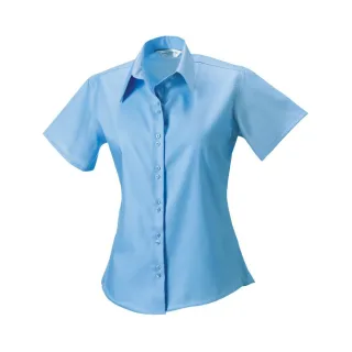 Russell Collection - "Ultimate" Hemd für Damen kurzärmlig (Heiterer Himmel)