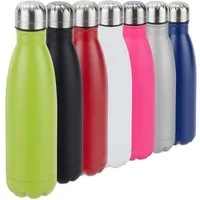 relaxdays Isolierflasche Trinkflasche Edelstahl, grün