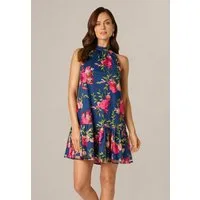 Adrianna Papell Etuikleid Embroidered Short Dress Verspieltes, leichtes und lässiges Trapezkleid