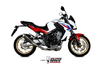 Sport Auspuff Komplettanlage MIVV GP Pro Black Honda CB 650 F Bj.2014-2018 RC75/RC97 EURO3/EURO4+ABE