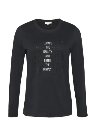 s.Oliver - T-Shirt schwarz - Gr. - 42
