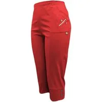 Cherry Berry Caprihose Damen Sommerhose 3/4 Freizeit Hose mit Stretch im Regular fit in den Größen 38/40 bis 52/54 erhältlich