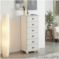 IDIMEX Kommode COLMAR, Kommode COLMAR, Schubladenschrank Apothekerschrank mit 6 Schubladen