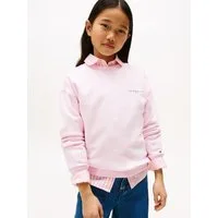 Tommy Hilfiger Sweatshirt MINI CORP C-NECK SWEATSHIRT für Kinder bis 16 Jahre, mit Logo-Stickerei