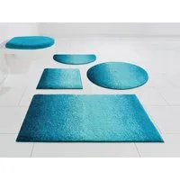 Grund Badematte Mistral, Höhe 20 mm, rutschhemmend beschichtet, fußbodenheizungsgeeignet, Kunstfaser, rechteckig, meliertes Design, Ombré-Look, auch als 3 teiliges Set, Made in Europe