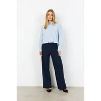 soyaconcept Hemdbluse SC-CASSY 1 aus Polyester und Baumwolle, bequeme Passform, gestreifte Optik