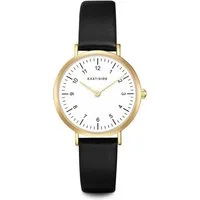 Eastside Quarzuhr Rosehill schwarz, mit Echtleder-Armband