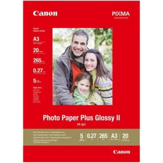 Canon PP-201 A 3 20 Blatt 265 g Photo Paper Plus Glossy II
