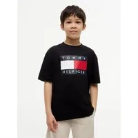 Tommy Hilfiger T-Shirt HERITAGE Regular Fit, Kinder bis 16 Jahre, Logo-Print