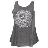 Guru-Shop T-Shirt Tanktop mit Ethnodruck, Om Mandala Yogatop -.. Festival, Ethno Style, Hippie, alternative Bekleidung