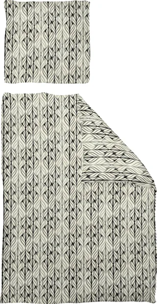 Adam Bettwäsche "Leinenbettwäsche Wave" 2 Stk. aus 73% Leinen & 27% Bio-Baumwolle, 2 teilig - Leinenbettwäsche