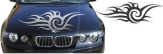 Autoaufkleber für die Motorhaube "Aufkleber Triballook"