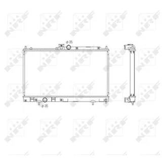 NRF Motork?hler gel?tet Mitsubishi Lancer 53591