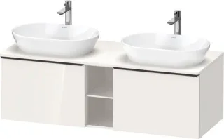 Duravit D-Neo Konsolenwaschtischunterbau wandhängend Weiß Hochglanz 1400x550x459 mm - DE4950BBD22000 DE4950BBD220000