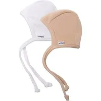 Liliput Strickmütze weiss beige (2-St) Mit praktischem Bindeband