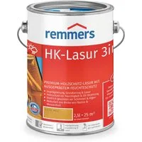 Remmers Holzschutzlasur HK-Lasur 3in1 ebenholz 2,5 Liter, 3facher Holzschutz mit Imprägnierung + Grundierung + Lasur