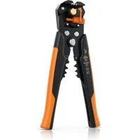 Brandson Abisolierzange, Selbsteinstellend, 10-24 AWG, Crimpzange, Kabelschneider 0,2 - 6mm² ⌀