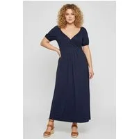 Shape of You Midikleid Langes Kleid mit Wickeldetail