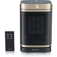 Brandson Heizlüfter Keramik Heizgerät, Oszillation, Timer, Fernbedienung, kompakt, 1500 W, Preisträger 2025, GS zertifiziert, Thermostat, Überhitzungsschutz