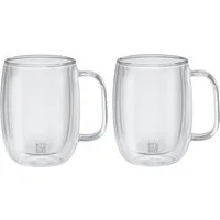 Zwilling Gläser-Set Sorrento Plus, 2-tlg., Borosilikatglas, Doppelwandig, Borosilikatglas, 2-tlg., je 350 ml