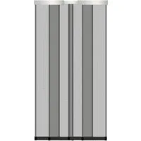 SCHELLENBERG Insektenschutz-Vorhang "Premium Teleskop", Fliegengitter für Balkontüren und Terrassentüren, 120 x 250 cm in anthrazit, ohne bohren