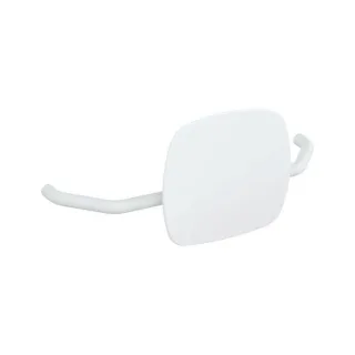 Hewi 801 Rückenstütze 801.51B907198 Wandabstand 230mm, matt, Lehne signalweiß, signalweiß