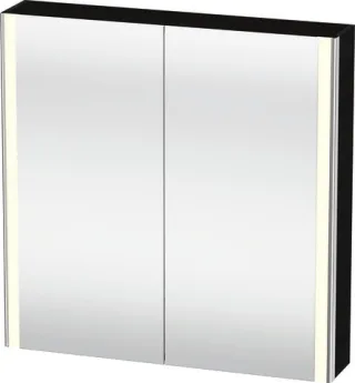 Duravit XSquare Spiegelschrank Eiche Schwarz 800x155x800 mm - XS7112016162000 XS7112016162000