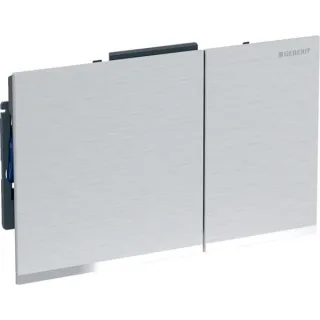 Geberit BetPl. Sigma60, für 2-Mengen-Sp. Chrom gebürstet Ersatzteil, 243415GH1 243415GH1