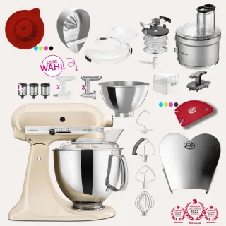 KitchenAid Artisan 4,8 Liter KSM175 Spar-Set mit Food Processor &...