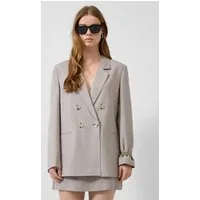 QS Jackenblazer Indoor-Blazer Leinenmix-Blazer